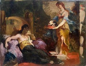 LEVY Henri Léopold 1840-1904,Hérodiade (esquisse),Eric Caudron FR 2023-02-23