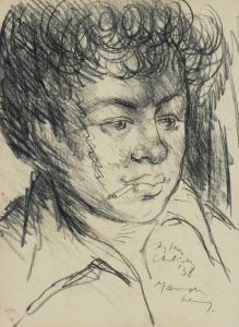 LEVY Mervyn,portrait of Dylan Thomas by his life long friend M,1938,Rogers Jones & Co 2023-11-18