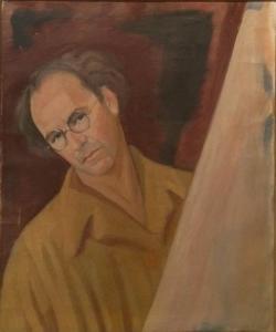 LEVY OPHEL Shmuel 1884-1966,Self - Portrait,Matsa IL 2018-01-30