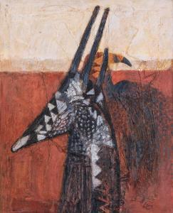 LEVY Ruth 1924-2017,CHIWARA ANTELOPE HEAD DRESS,Stephan Welz ZA 2021-07-27