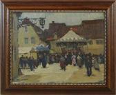 LEVYSOHN Heinz 1884-1920,Belebter Marktplatz,Reiner Dannenberg DE 2017-03-10