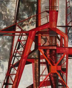 LEWANDOWSKI Edmund D 1914-1998,Blast Furnace #5,1949,Sotheby's GB 2024-03-05