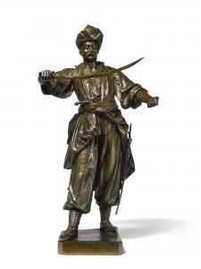 LEWANDOWSKI Stanislauw R 1859-1940,A Zaporozh Cossack,1886,Sotheby's GB 2015-10-14