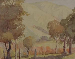 LEWENS George E 1900-1900,Rural Landscape,1937,International Art Centre NZ 2016-02-23