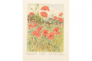 LEWINGTON Sue 1956,Daffodils/Anemones,David Lay GB 2015-08-06