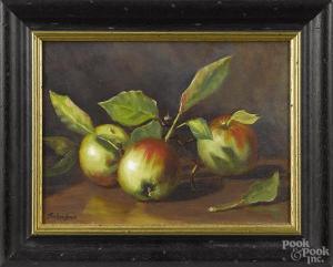 LEWIS Barbara 1932,Still life of apples,Pook & Pook US 2015-06-17