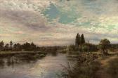 LEWIS Charles James 1830-1892,On the river, near Marlow,1874,Christie's GB 2007-03-28
