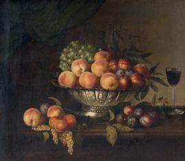 LEWIS Charles 1753-1794,Nature morte à la coupe de fruits et au verre,1788,Baron Ribeyre & Associés 2021-05-26