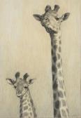 LEWIS Dylan 1964,Giraffe Sketch,1991,Strauss Co. ZA 2018-07-16