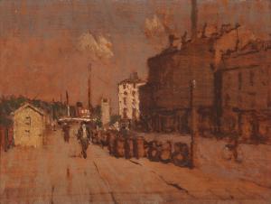 LEWIS Edward Morland 1903-1943,Quay Approach,Bonhams GB 2022-07-13