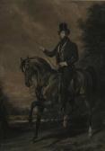 LEWIS Frederick Christ. II 1813-1875,Portrait of a gentleman on a horse,Rosebery's GB 2014-04-12