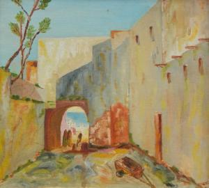 LEWIS G,North African street scene,Golding Young & Mawer GB 2016-04-27