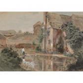 LEWIS George Robert 1782-1871,the farmyard pond,Sotheby's GB 2004-03-10