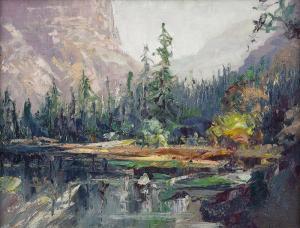 LEWIS Harry Emerson 1892-1958,Yosemity,John Moran Auctioneers US 2018-03-12