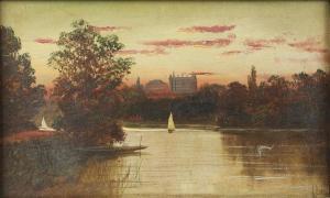 LEWIS James Isiah,Star and Garter, Richmond on Thames, View from Mar,Ewbank Auctions 2021-06-17