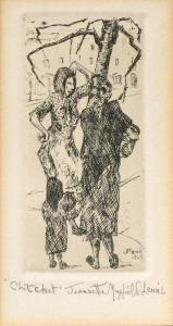 LEWIS Jeanette Maxfield 1894-1982,Chit Chat,1963,Clars Auction Gallery US 2020-09-12