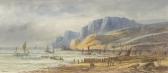 LEWIS Lennard 1826-1913,Extensive coastal scene,1904,Burstow and Hewett GB 2014-09-24