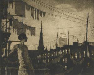 LEWIS Martin 1881-1962,GLOW OF THE CITY,1929,Sotheby's GB 2015-04-01