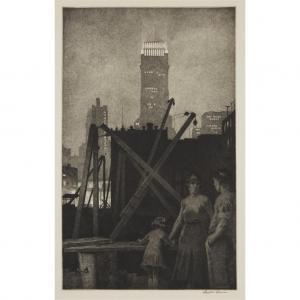 LEWIS Martin 1881-1962,MANHATTAN LIGHTS,Freeman US 2019-06-08