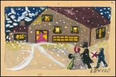 LEWIS Maud 1903-1970,Carolers in Winter,Heffel CA 2008-07-03