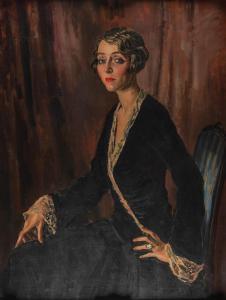LEWIS Neville 1895-1972,Portrait of the Duchess of Laurino,Bellmans Fine Art Auctioneers 2023-11-21
