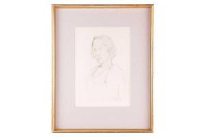 LEWIS Percy Wyndham 1882-1957,Portrait of Miss Edith Evans,1932,Dawson's Auctioneers GB 2024-03-28