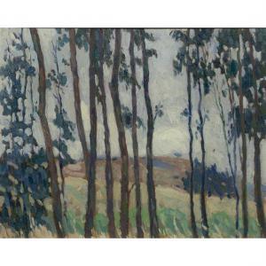 LEWIS Phillips Frisbie 1892-1930,Lanky Eucalyptus,1925,Clars Auction Gallery US 2023-03-17