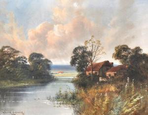 LEWIS Walter 1800-1800,A River Landscape with a Cottage,John Nicholson GB 2013-07-04