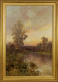 LEWIS Walter 1800-1800,cottage by a river landscape,Ruggiero Associates US 2008-10-30