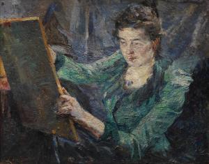 LEWISOHN Raphael 1863-1923,Mary Cassatt dans l'atelier,Cornette de Saint Cyr FR 2023-05-11