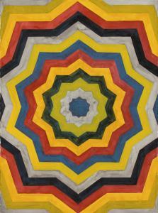 LEWITT Sol 1928-2007,TEN POINTED STARS WITH BANDS OF COLOR,1991,Sotheby's GB 2019-06-06