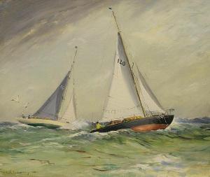 LEWSEY Tom 1910-1965,Yachts at sea,Bonhams GB 2011-03-30