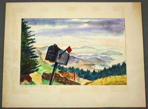 LEWY Ted 1912-1963,Beautiful Marin County in the morning,Clars Auction Gallery US 2010-05-15