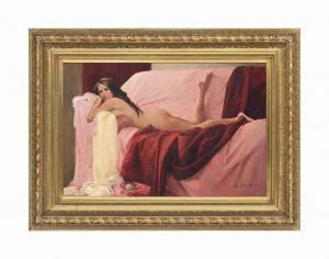 LEYKIN Nikolai 1900-2000,The pink sofa,Christie's GB 2014-06-03