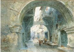 LEYMANN Alfred 1856-1933,Il Ghetto di Roma,Christie's GB 2005-11-28