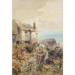 LEYMANN Alfred 1856-1933,R OF SCENES OF CLOVELLY, NORTH DEVON,Sotheby's GB 2004-01-21