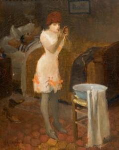 LEYMARIE Auguste 1800-1900,Le lever,Artcurial | Briest - Poulain - F. Tajan FR 2015-02-18