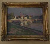LEYMARIE Auguste 1800-1900,Village en bord de rivière,Deburaux & Associ FR 2014-04-30