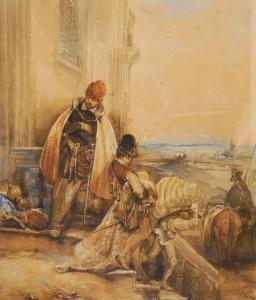 LEYS Henri 1815-1869,Scène de pillage,Brussels Art Auction BE 2014-10-28