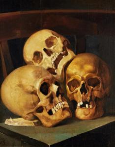 LEYS Henri 1815-1869,Study of Three Skulls,Sotheby's GB 2024-01-30