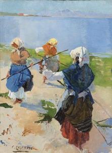 LEZCANO Carlos 1870-1929,Fisherwomen,Subastas Segre ES 2020-06-02