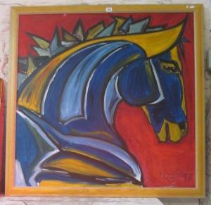 LEZZI 1900-1900,Horses head,1997,Dreweatt-Neate GB 2013-02-07