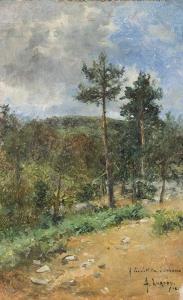 LHARDY Y GARRIGUES Agustín 1848-1918,Landscape,1896,Subastas Segre ES 2020-06-02