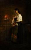 LHOEST Julien,Jeune-femme en prière,1890,Hotel Des Ventes Mosan BE 2019-03-20