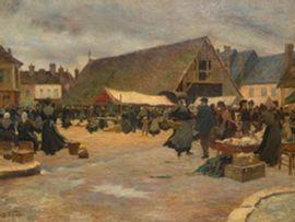 LHUER Gaston Théophile 1868-1915,Marché breton,Boisgirard - Antonini FR 2021-02-03