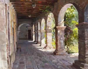 LI Ruo 1954,The Old Hallway,John Moran Auctioneers US 2018-08-21