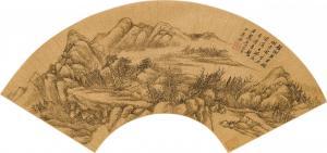 LI WU 1632-1718,Landscape after Ancient Masters,Sotheby's GB 2024-04-07
