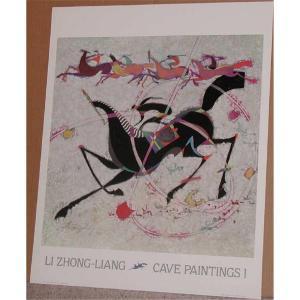 LI ZHONGLIANG 1944,Cave Paintings I Poster,JAFA Editions US 2010-07-13