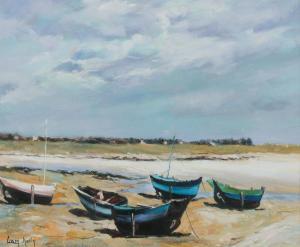 LIAM KELLY 1949,SUMMER ESTUARY,Ross's Auctioneers and values IE 2023-07-19