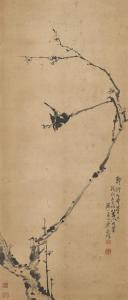 LIAN JU 1828-1904,Plum Blossom and Bird,Christie's GB 2024-03-06